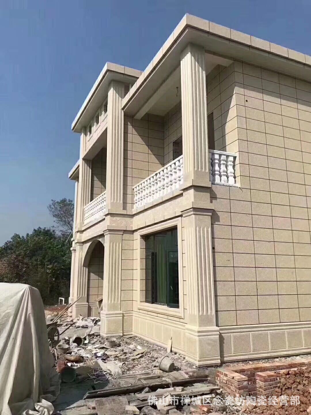 外墙罗马柱瓷砖,围墙大门柱子造型图片 - 伤感说说吧