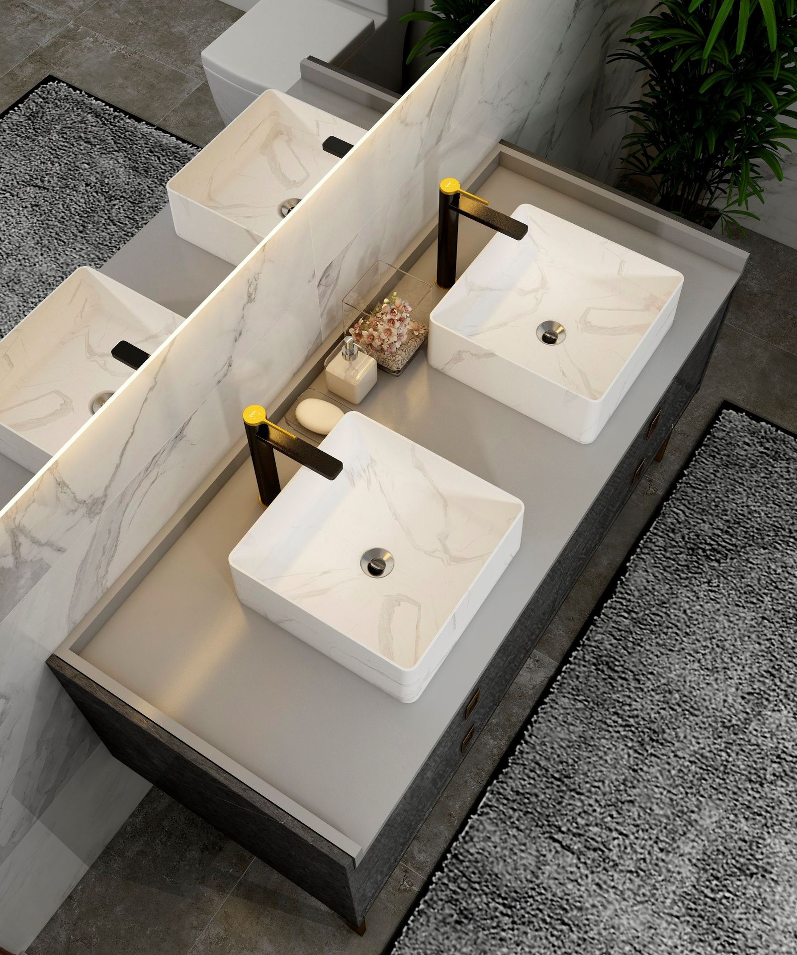 家用人造石台上盆 一体成型易清洁复合亚克力洗手盆-阿里巴巴