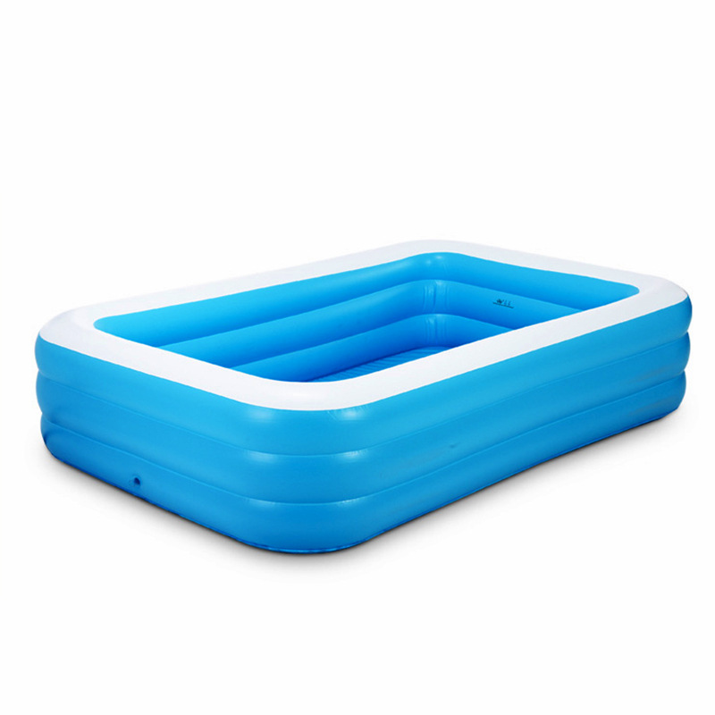 PVC Inflatable Outdoor Foldable Swimming Pool Children's Family Entertainment Water Playing Baby Bath Thickening Inflatable Swimming Pool