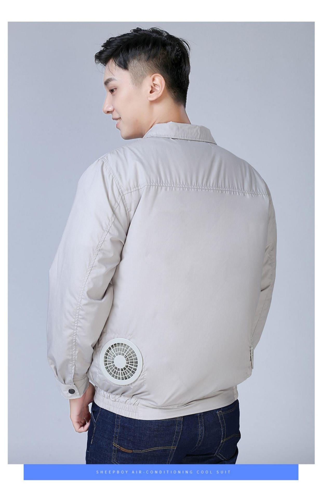 衣服风扇配套夏季带的户外防暑降温空调服制冷服充电男款服配件男