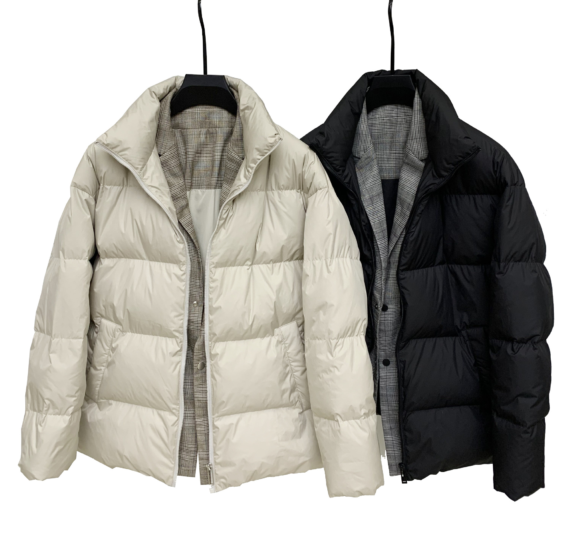 品牌加拿大风厂家定制批发羽绒服90白鸭绒加厚男式女式羽绒服短款