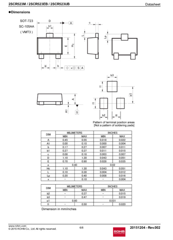 mos场效应管 ru1c001untcl sot-323fl