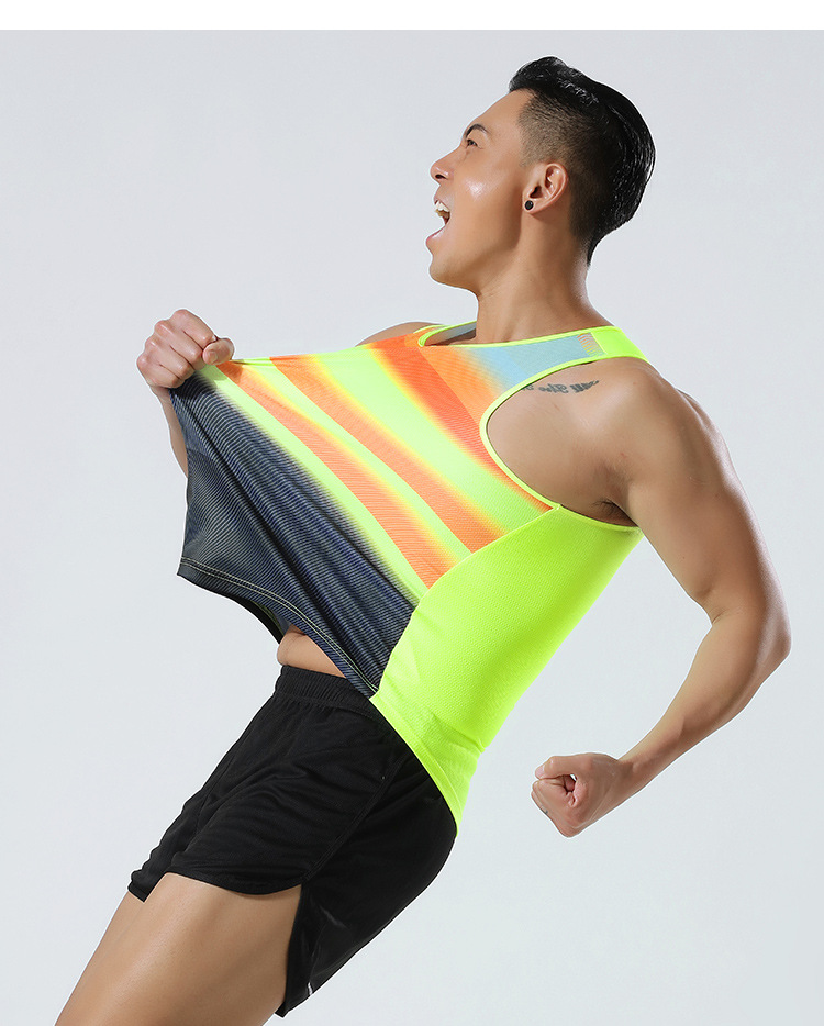 团购田径服男女中高考体考训练服背心学生短跑比赛运动跑步速干衣