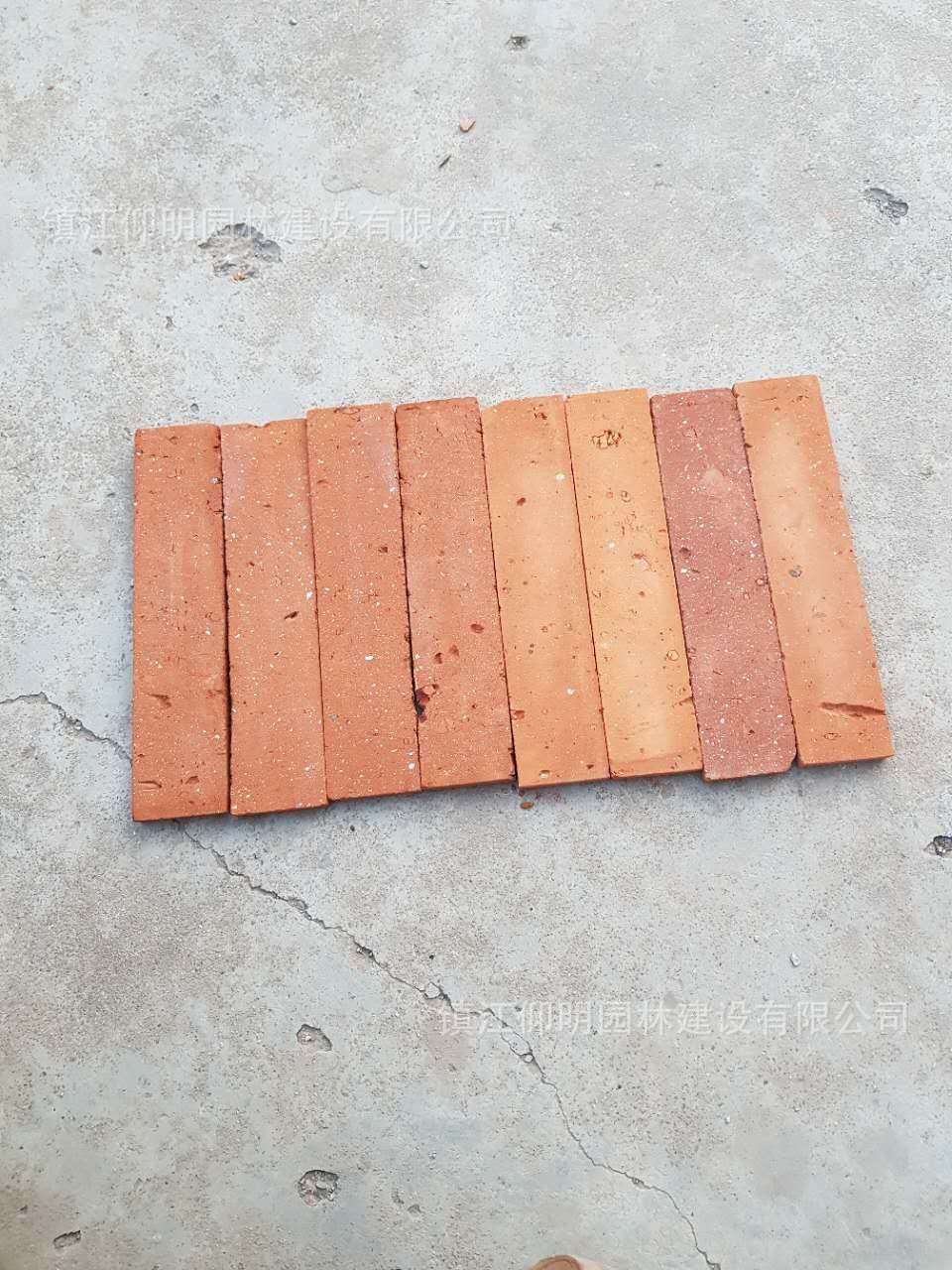 红砖6面光劈开砖仿古文化砖红砖切片皮薄款3面光现货贴墙砖皮106