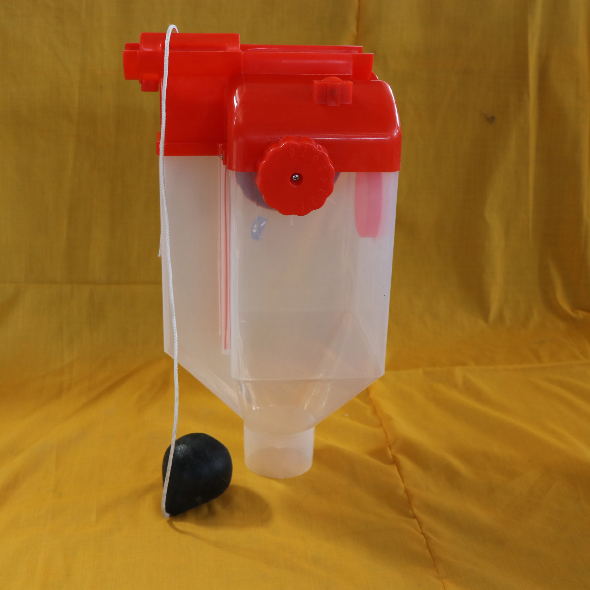 厂家直销养猪设备定量桶定量器养猪料线定量下料定量器