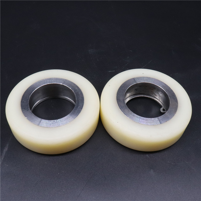 定制加工 尼龙制品 尼龙轴轮耐磨尼龙滑轮各种规格白色轴轮