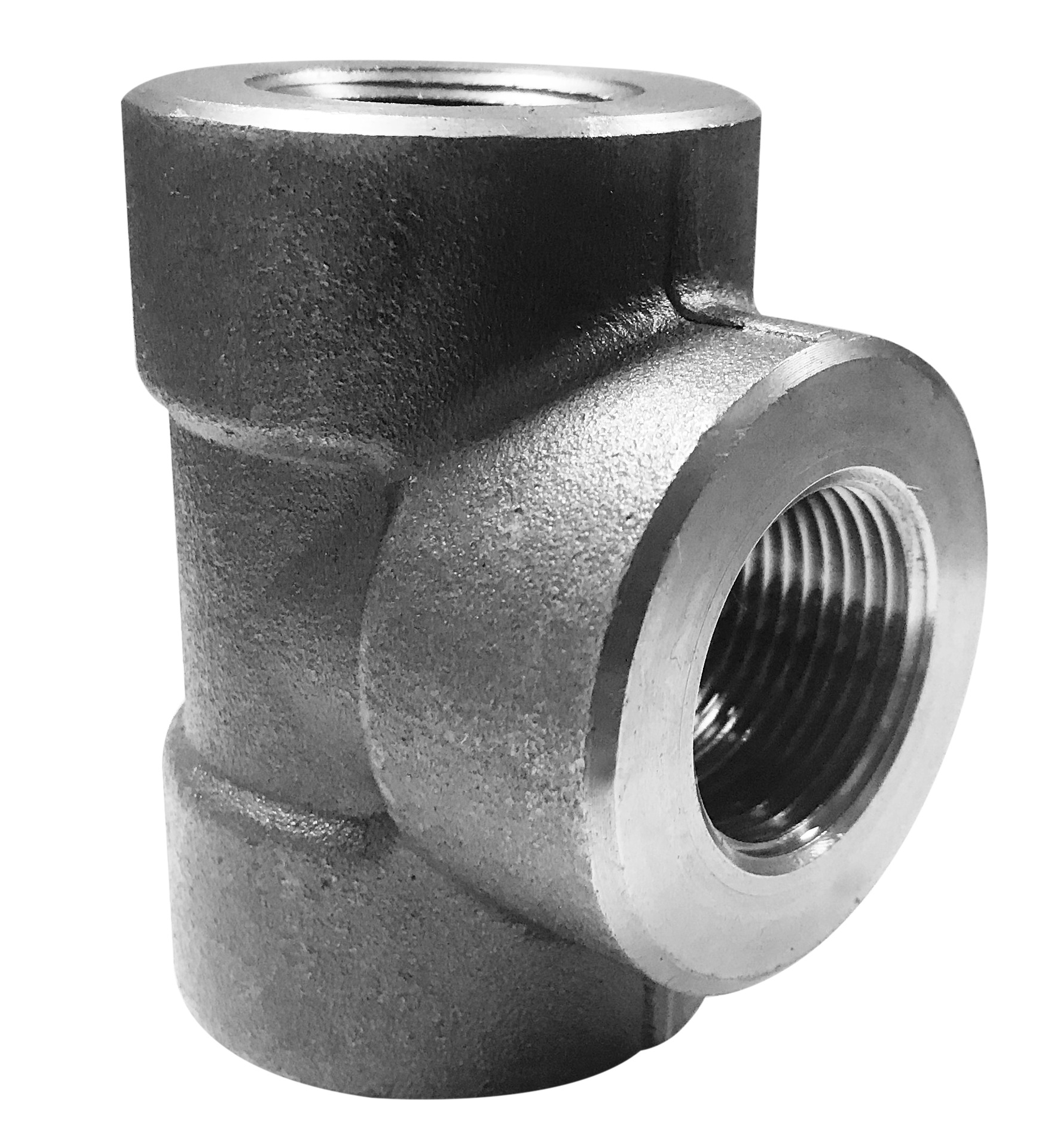 内丝螺纹三通 锻制碳钢不锈钢合金钢管件 江苏建湖管件 机加工