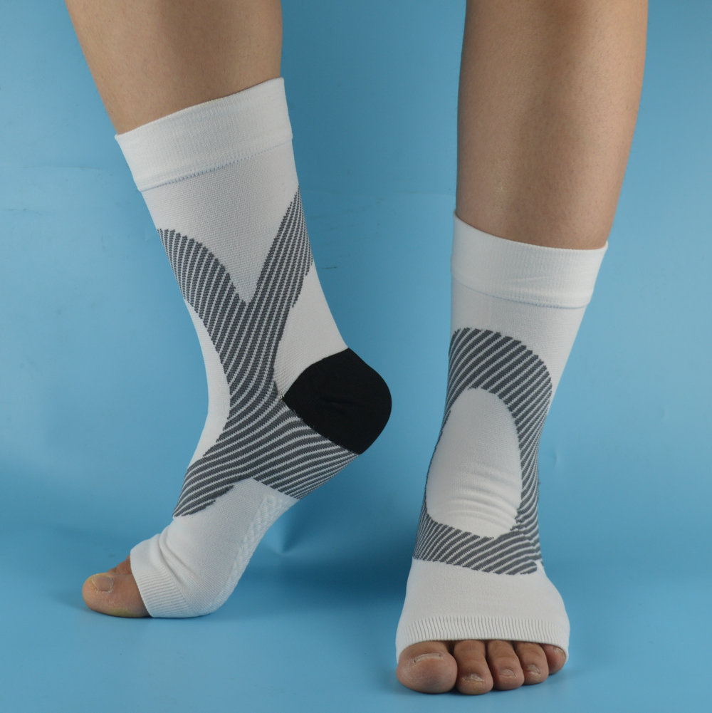 户外运动护踝压缩袜 跑步护脚踝扭伤关节防护 高弹压力袜足底筋膜
