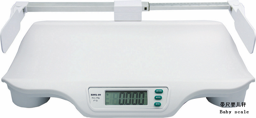 厂家直供电子婴儿秤医院新生儿体重秤带身高尺婴儿秤宝宝称婴儿秤