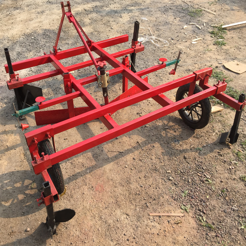 两行毛豆覆膜播种机大棚农用豆子播种覆膜机油葵辣椒膜上点播机