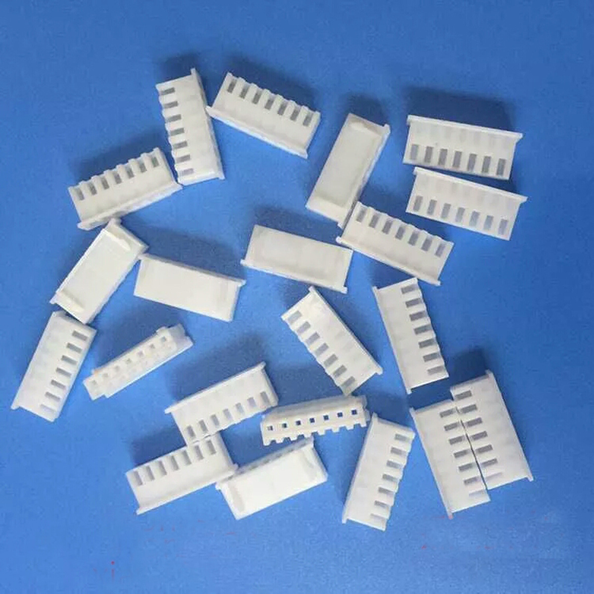 xh2.54mm 6p 6y胶壳端子针座直针弯针180度90度可染色大量现货