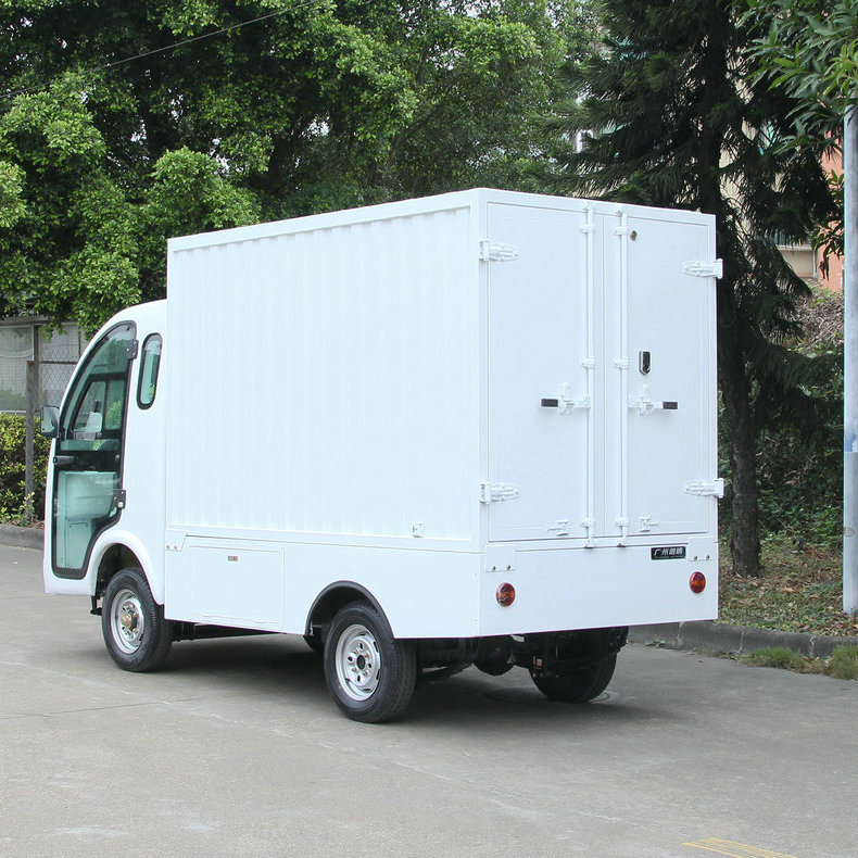 带门箱式电动载货 重型双人电动载货车 封闭式电动货车定做