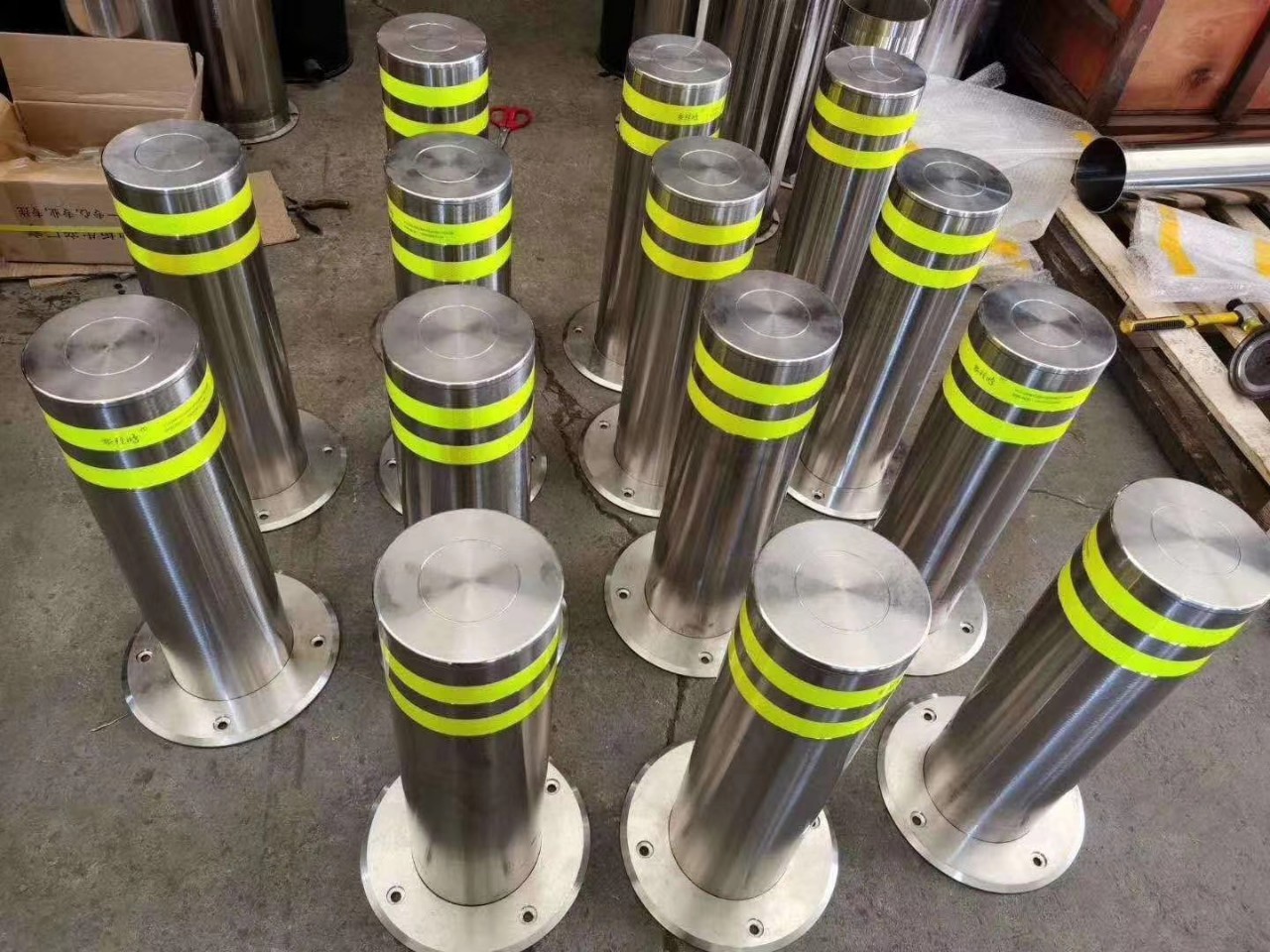 柱预埋活动型道路警示304不锈钢警示不锈钢路桩反光隔离桩