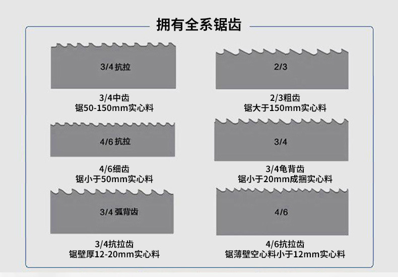 3505带锯条 双金属带锯条 带锯条厂家批发 m42双金属带锯条 批发
