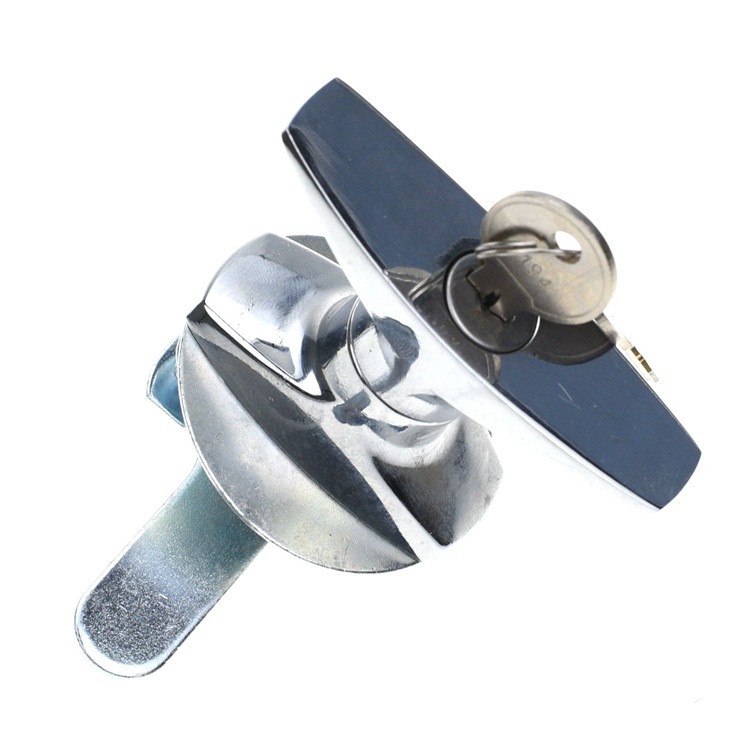 yh8036执手锁 配电柜门锁 开关控制柜门把手 网络机柜门把手