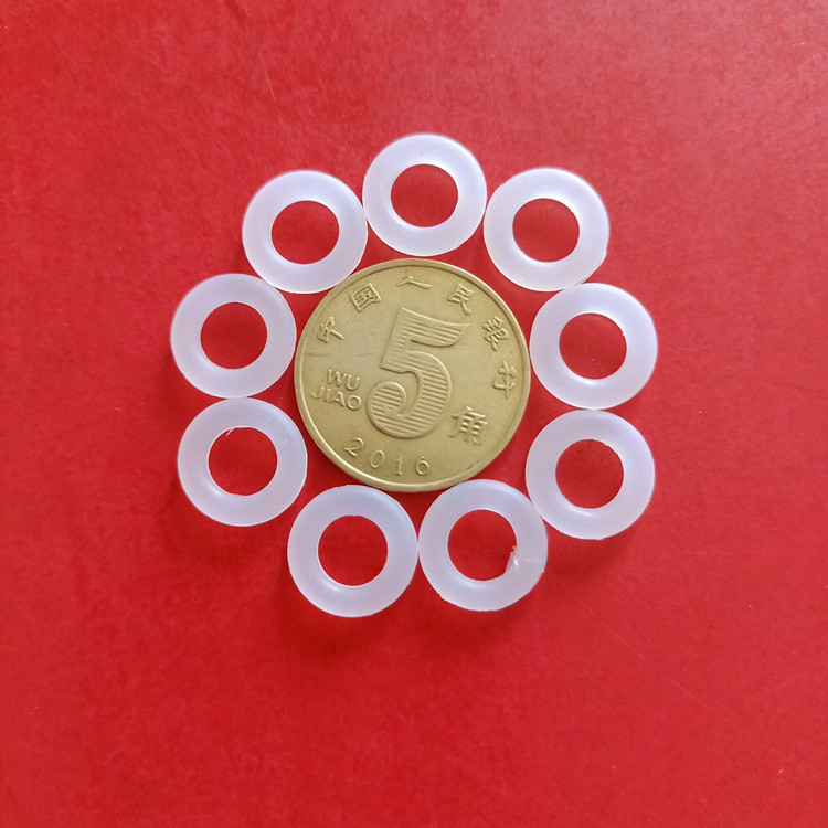 批发环形diy配件塑料圈8mm瓶子脖套白色小胶圈
