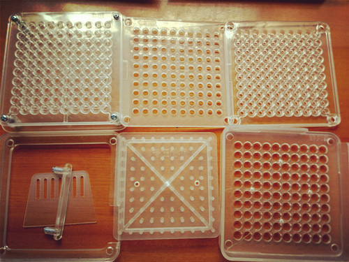 胶囊板灌装器0#100孔胶囊填充板胶囊壳灌装机家用罐装器装药器