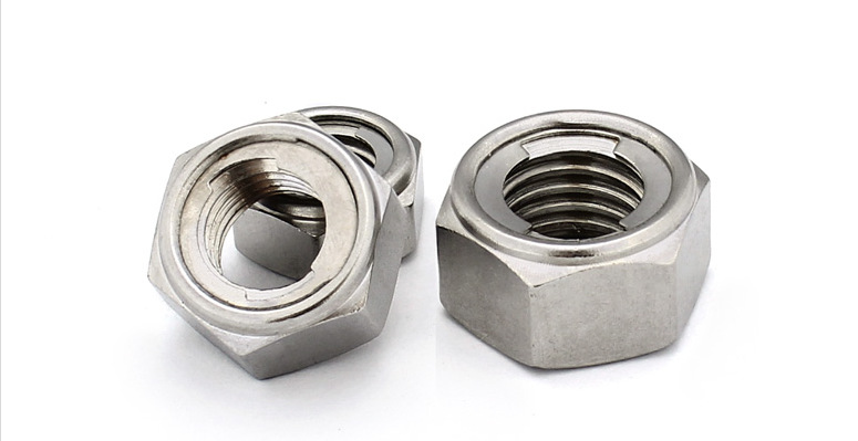 304不锈钢金属锁紧螺母gb6184全金属自锁螺母防松螺帽din980m