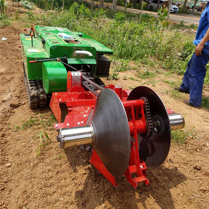 销售草莓开沟机 多功能履带旋耕开沟培土机 多用途农田草莓开沟机