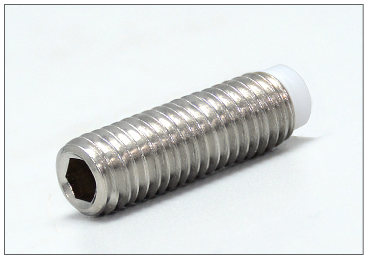 sbpps内六角止动螺栓软质定位螺丝聚缩醛防滑胶头螺纹柱塞8 10 12