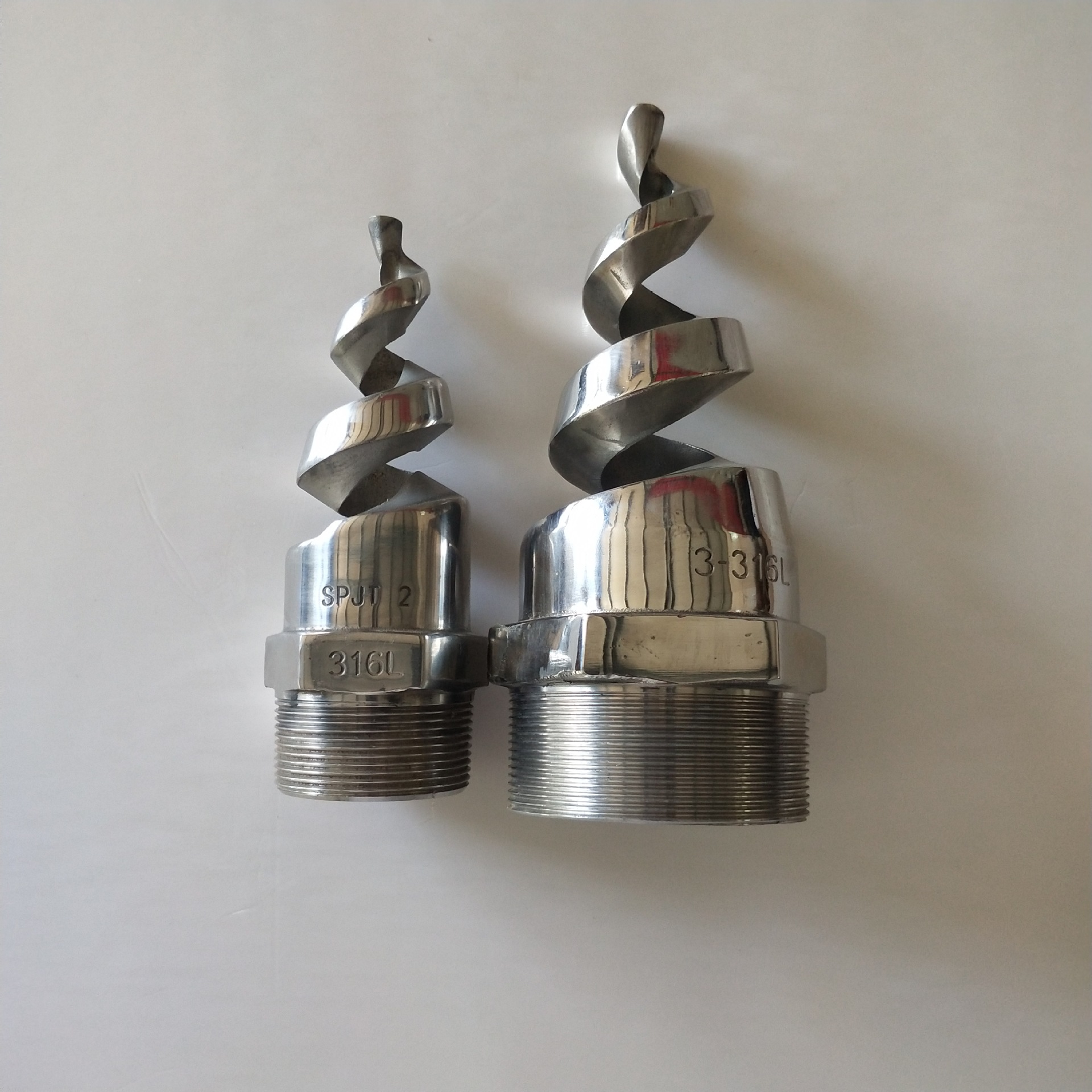 螺旋喷嘴塑料不锈钢3分4分6分畅通工业喷淋头气体冷却雾化喷头-阿里巴