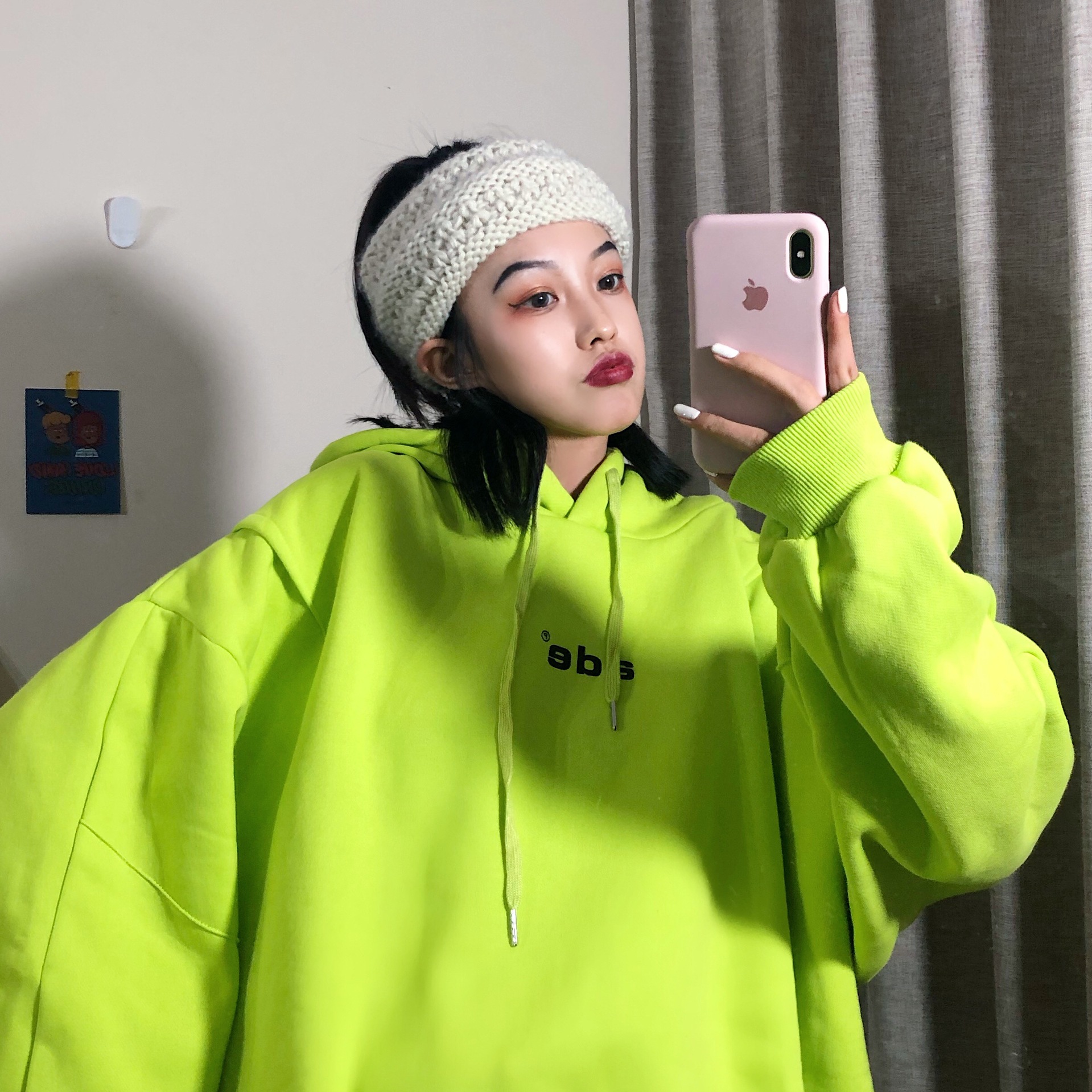 连帽卫衣女装宽松韩版上衣外套女 2021新品韩版bf原宿风ins潮卫衣