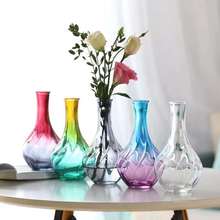 ins玻璃花瓶 维利斯塔简约小花瓶 客厅餐桌插花花器装饰摆件
