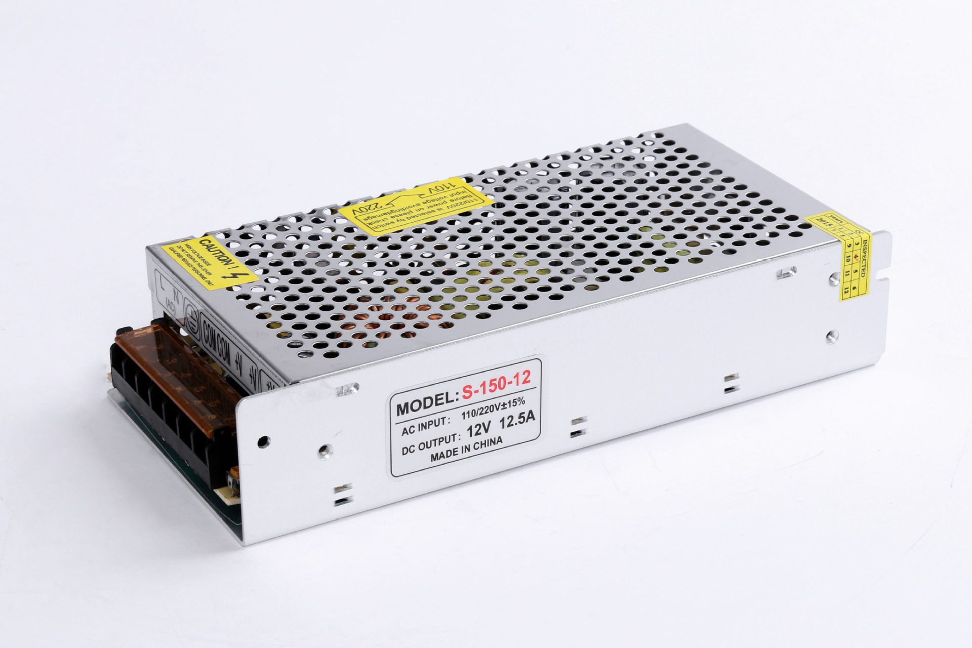 厂家直销12v15a安防监控led直流电源 12v180w灯带灯条开关电源