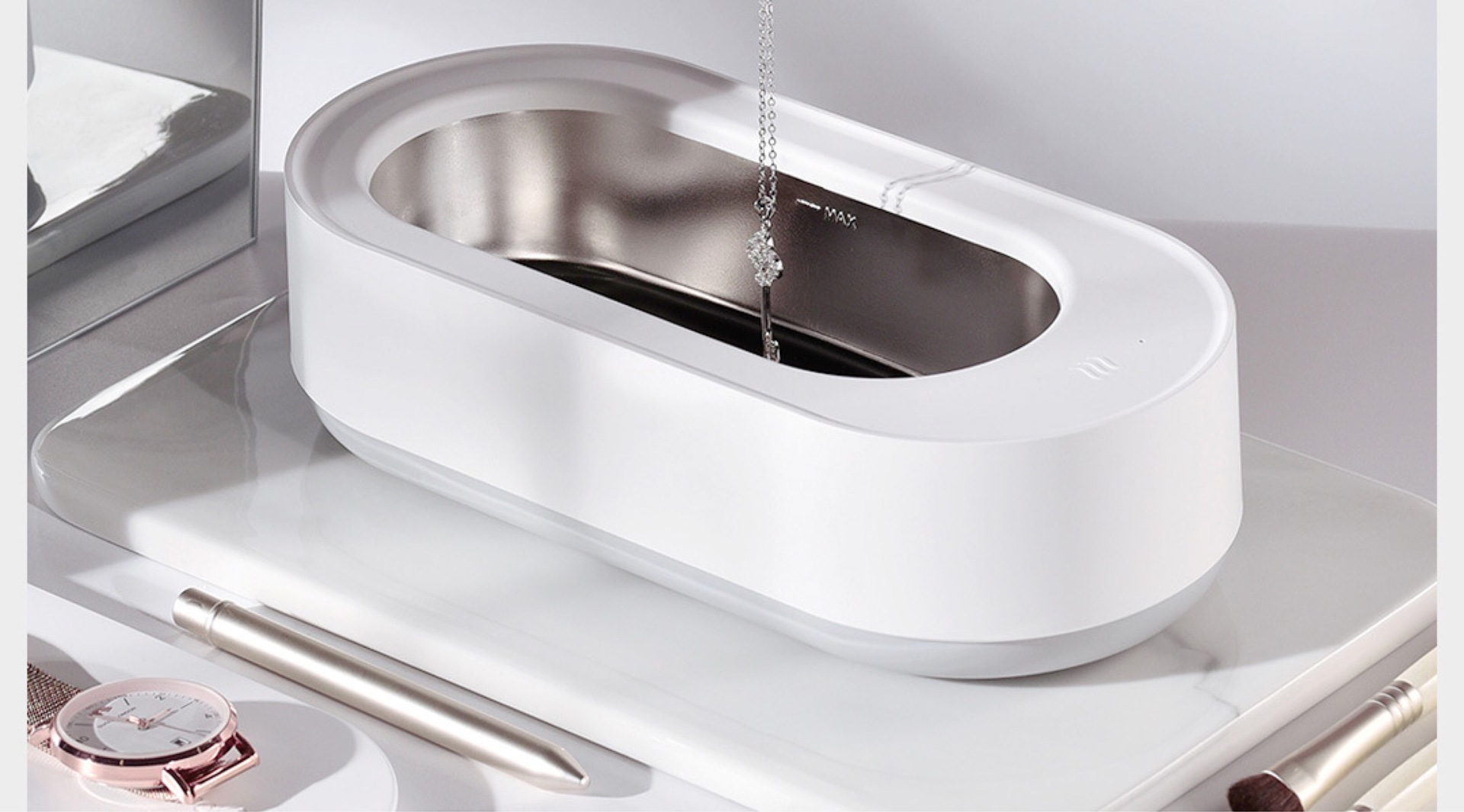 米家eraclean超声波清洗机家用洗眼镜机小型便携式隐形眼镜清洗器