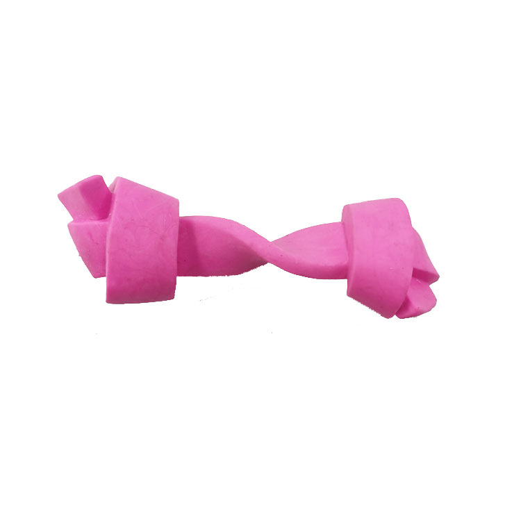 Factory in Stock Cross-Border New Arrival TPR Bends and Hitches Bone Dog Relieving Stuffy Funny Molar Bite-Resistant Pet Toy