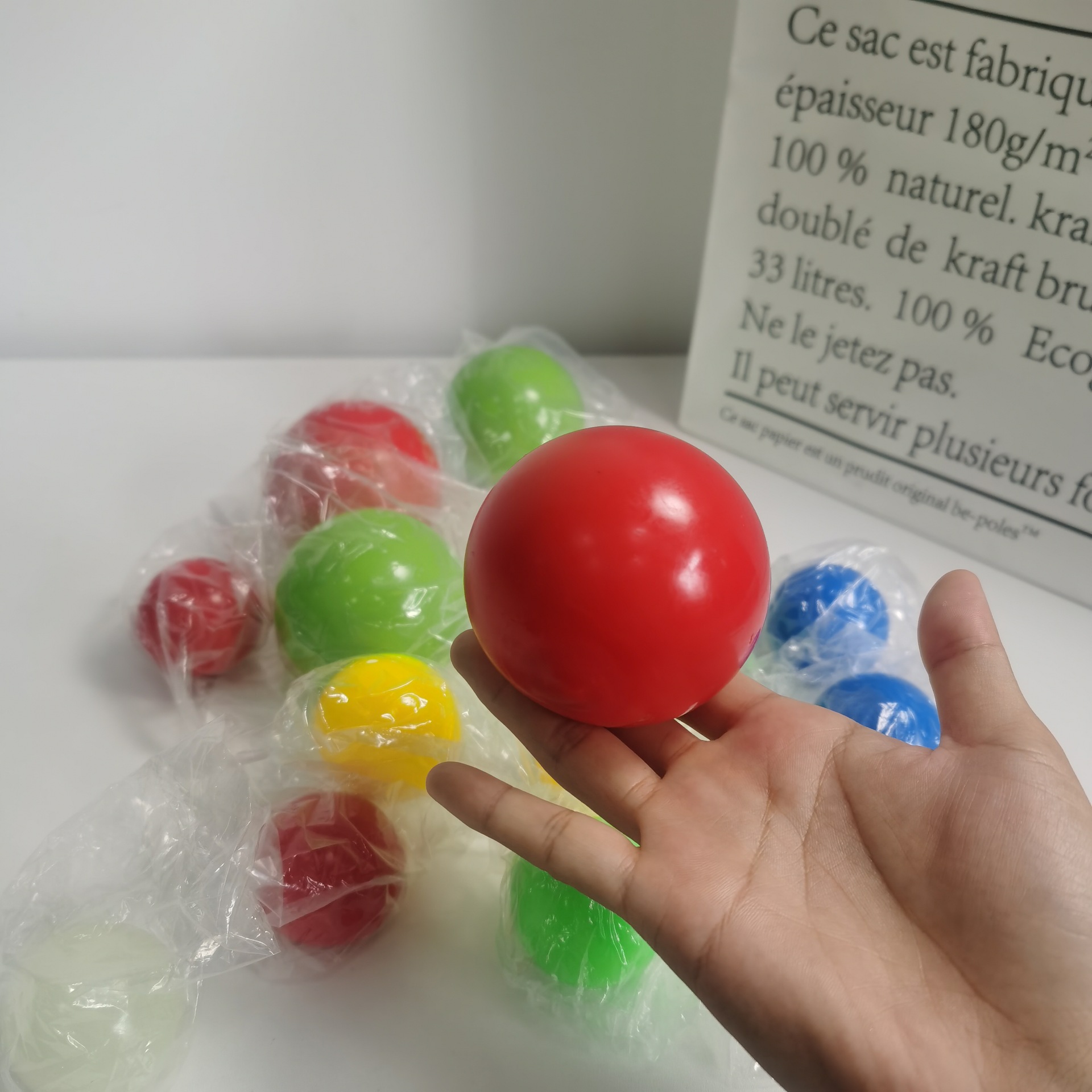 抖音同款粘墙球 解压吸顶球 趣味粘靶球粘粘球黏黏球挤压发泄球