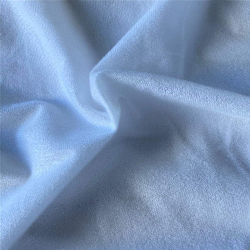 薄绒布经编布起毛圈绒面料w纹黑色现货当天可发用于沙发魔术贴布