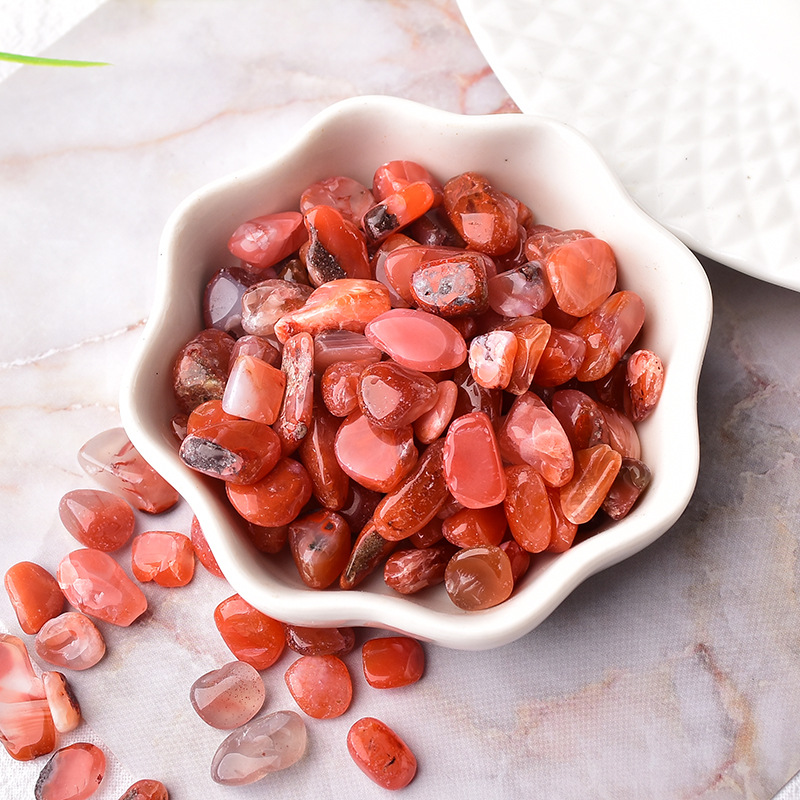 天然五行聚财水晶碎石消磁石五色石彩石摆件镇宅转运招财供佛促销