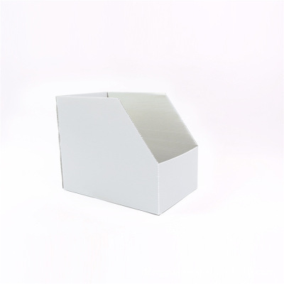 供应 塑料中空板斜口周转纸箱 环保塑胶包装箱 斜口周转箱