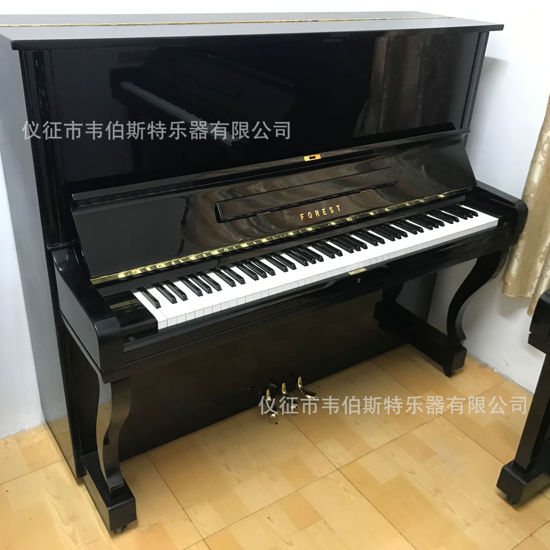 厂家专供韩国二手钢琴出口英昌forestfu55初学考级教学培训班