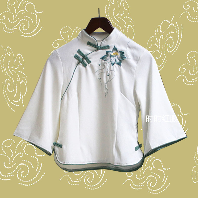 Republic of China Style Hanfu 2023 Summer New Republic of China Style Cotton and Linen Han Costume Artistic Retro Women's Suit Ethnic Clothes