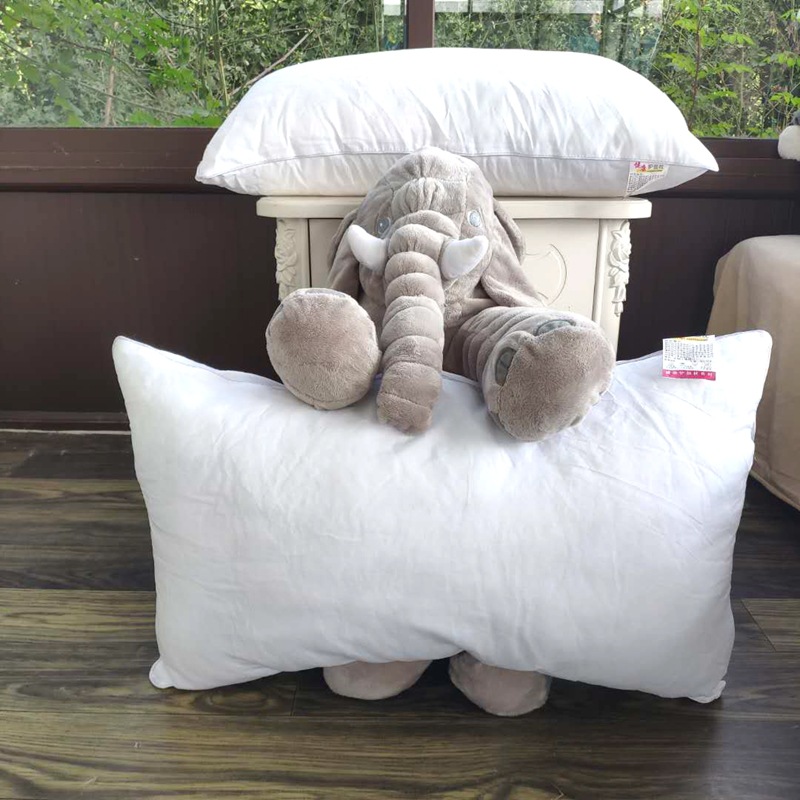 厂家包邮成人羽绒棉枕头芯 单人儿童枕头 情侣枕头不压手一件代发