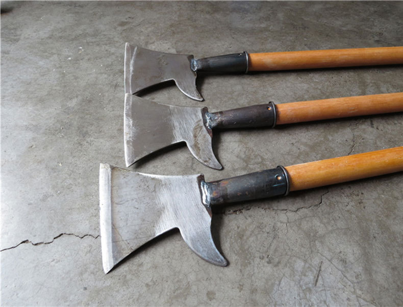 树铲加长耳朵木柄铲刀铁铲加厚修树枝钢铲镰刀铲钩镰锰钢园艺工具