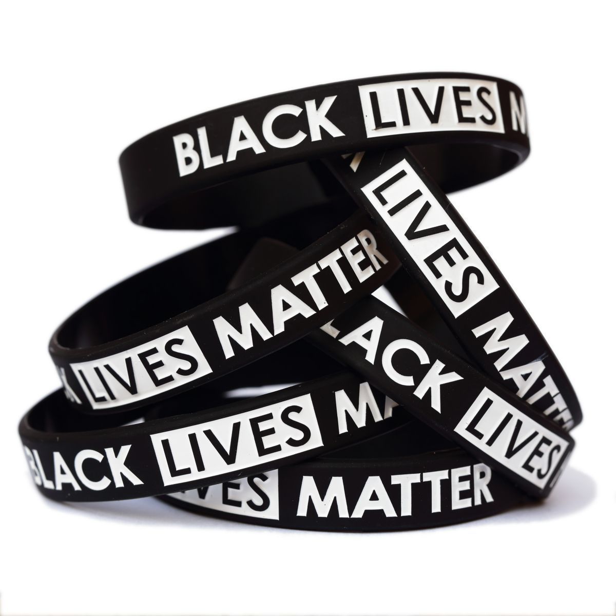 black lives matter silicone wristband 硅胶手环手腕带