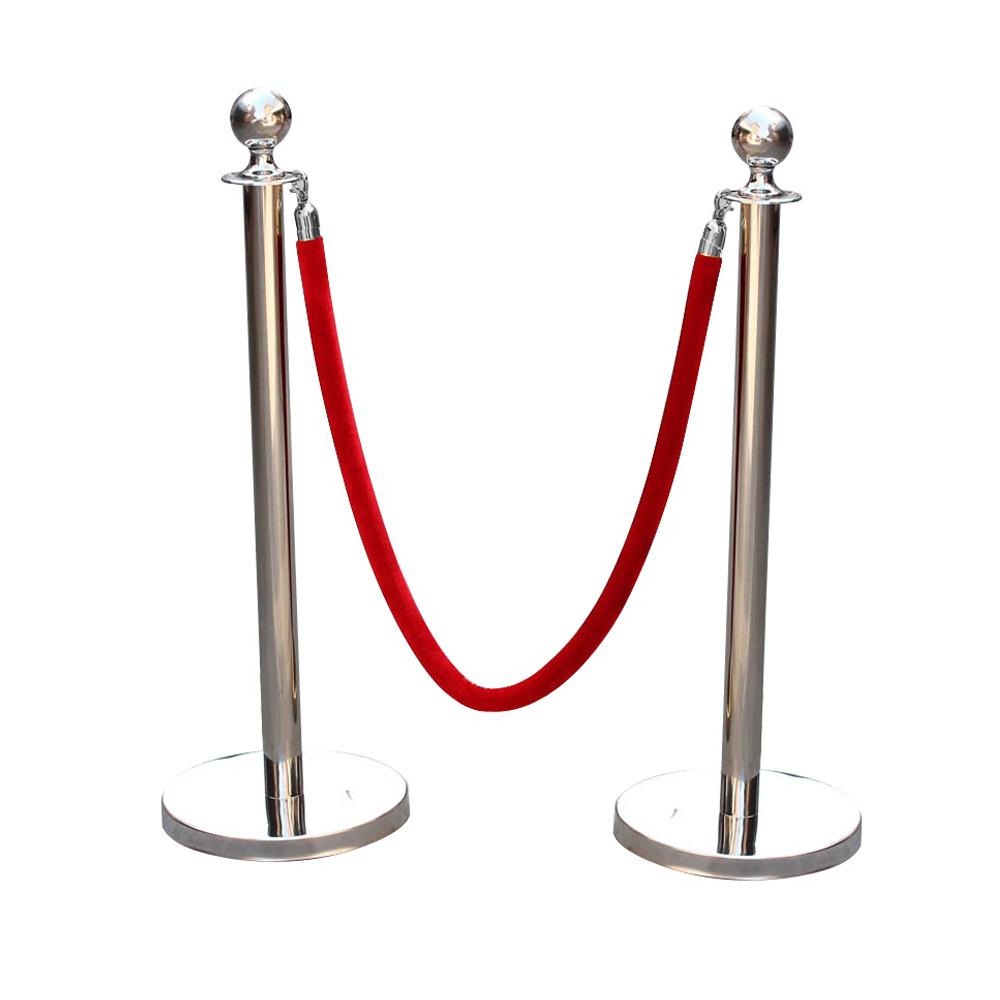 一米线栏杆伸缩隔离带 钛金栏杆座 银行隔离带 麻绳栏杆 围栏绳