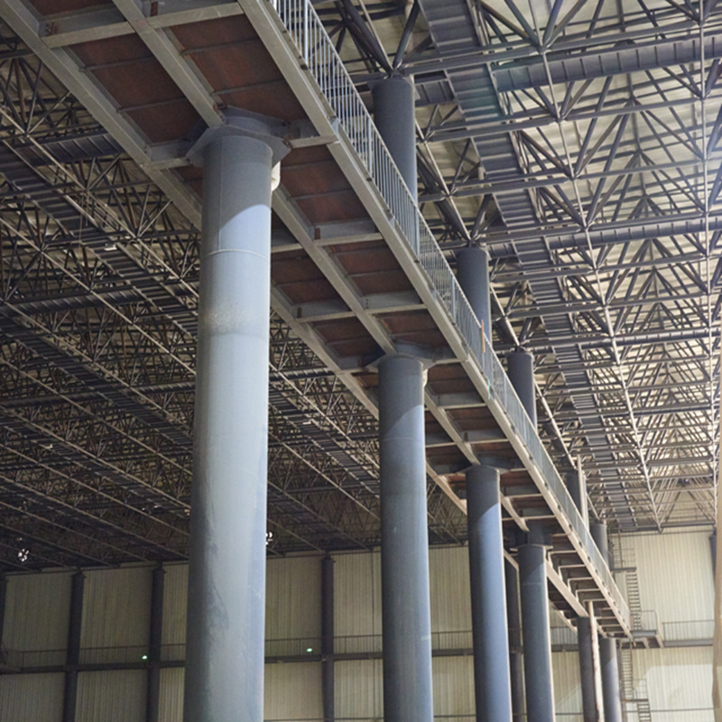 简易钢结构厂房工程钢结构厂房隔层车间钢平台阁楼