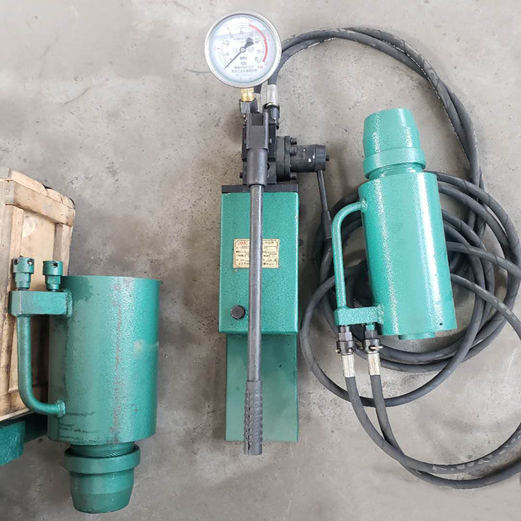 20t30t液压锚索张拉器 矿用手动液压锚索张紧器张拉千斤顶