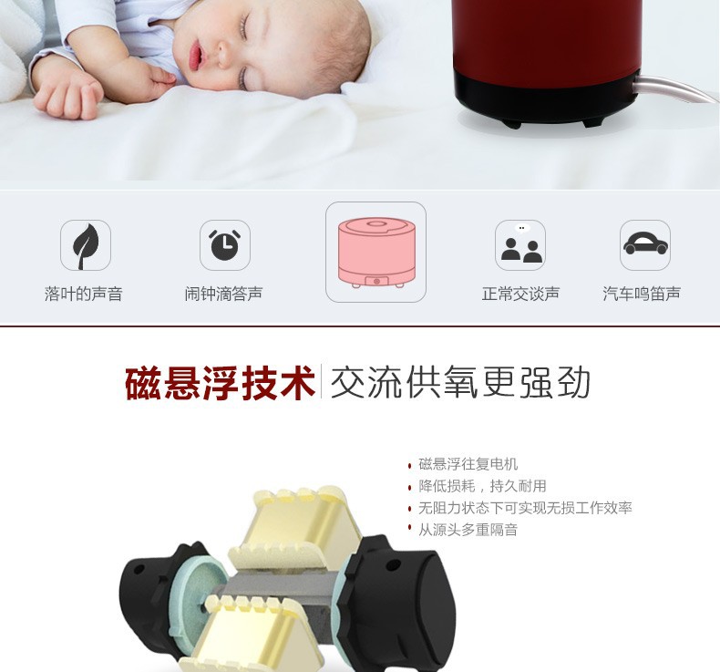 博特水族箱增氧气泵大功率超静音鱼缸打氧泵增氧机水族氧气泵双孔