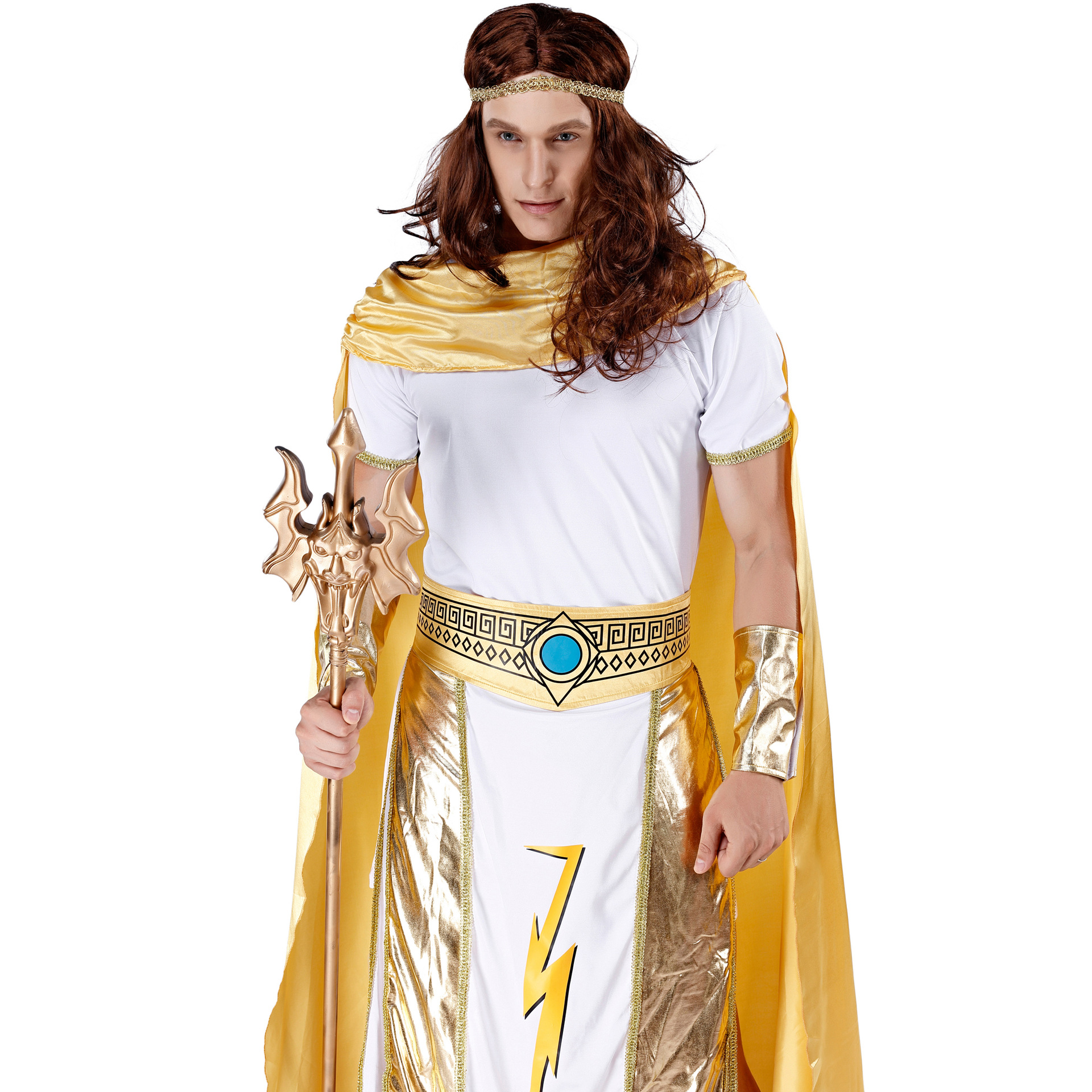 m-xl 男女情侣古希腊国王与艳后服装男装海王 埃及勇士舞台演出服