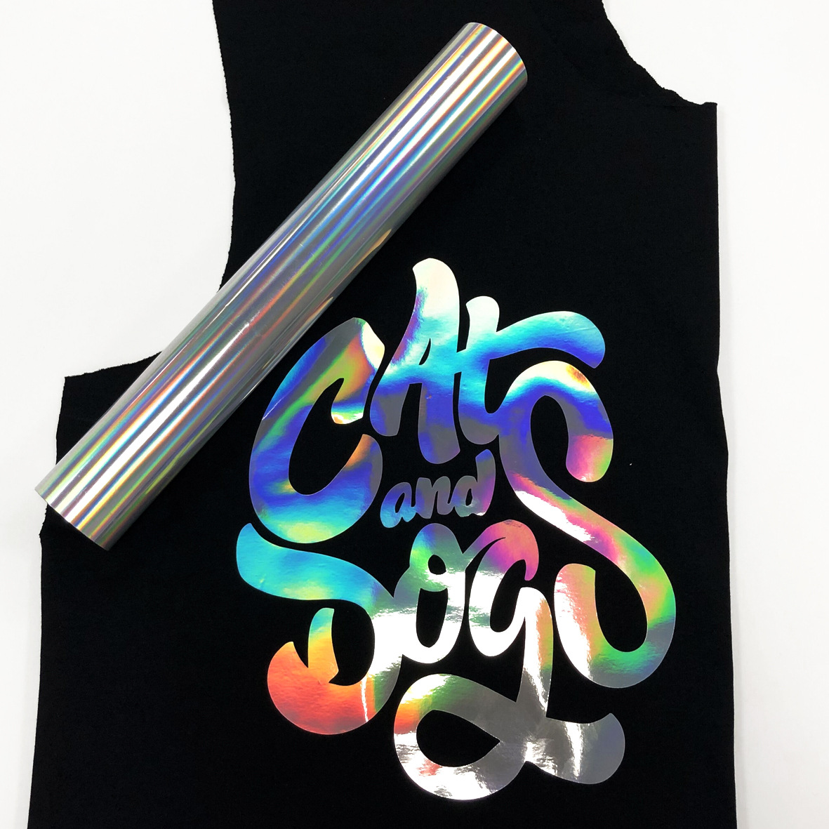 pet镭射刻字膜 镭射膜 金属热转印刻字膜膜 幻彩pet镭射 烫画膜