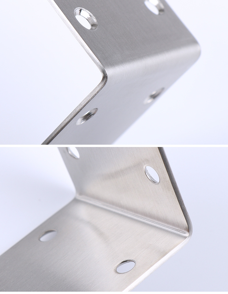 不锈钢 角码 木箱角架90度背面反孔l型直角码家具挂码链接件直销