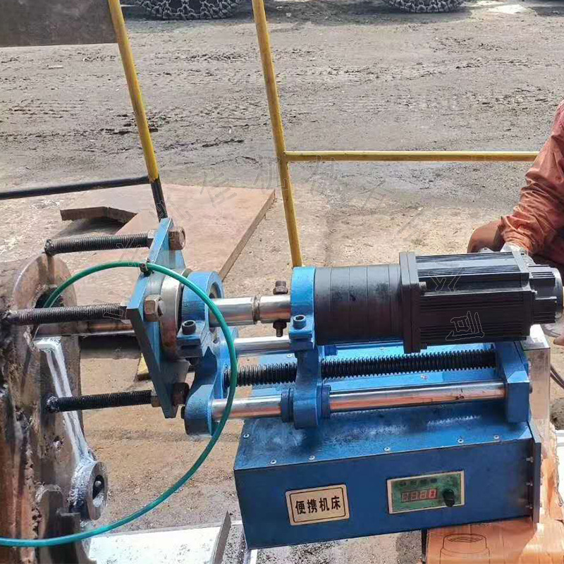 便携式工程镗孔机 镗孔补焊一体机 220v电动镗孔机 工程维修镗床