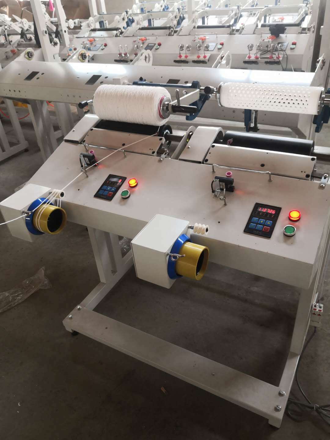 单买家服务支付方式该口罩带采用罗拉电机调节张力,调节口罩带倒筒的