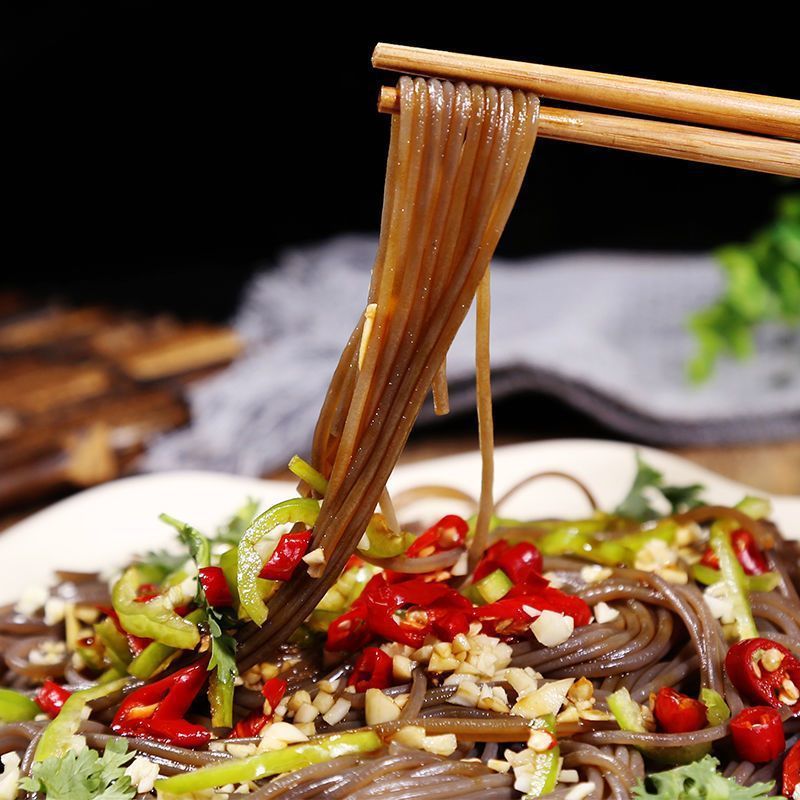 一件代发粉凉拌葛根粉丝火锅手工葛根黑细干粉条贵州土特产蕨根批