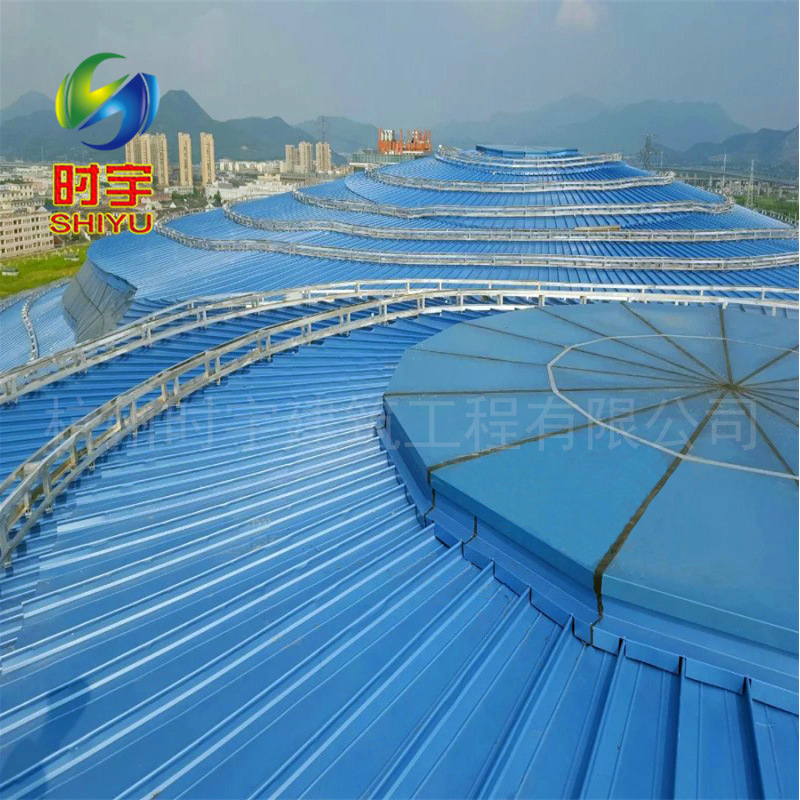 65-400型直立锁边金属屋面系统 铝镁锰扇形屋面板可定制